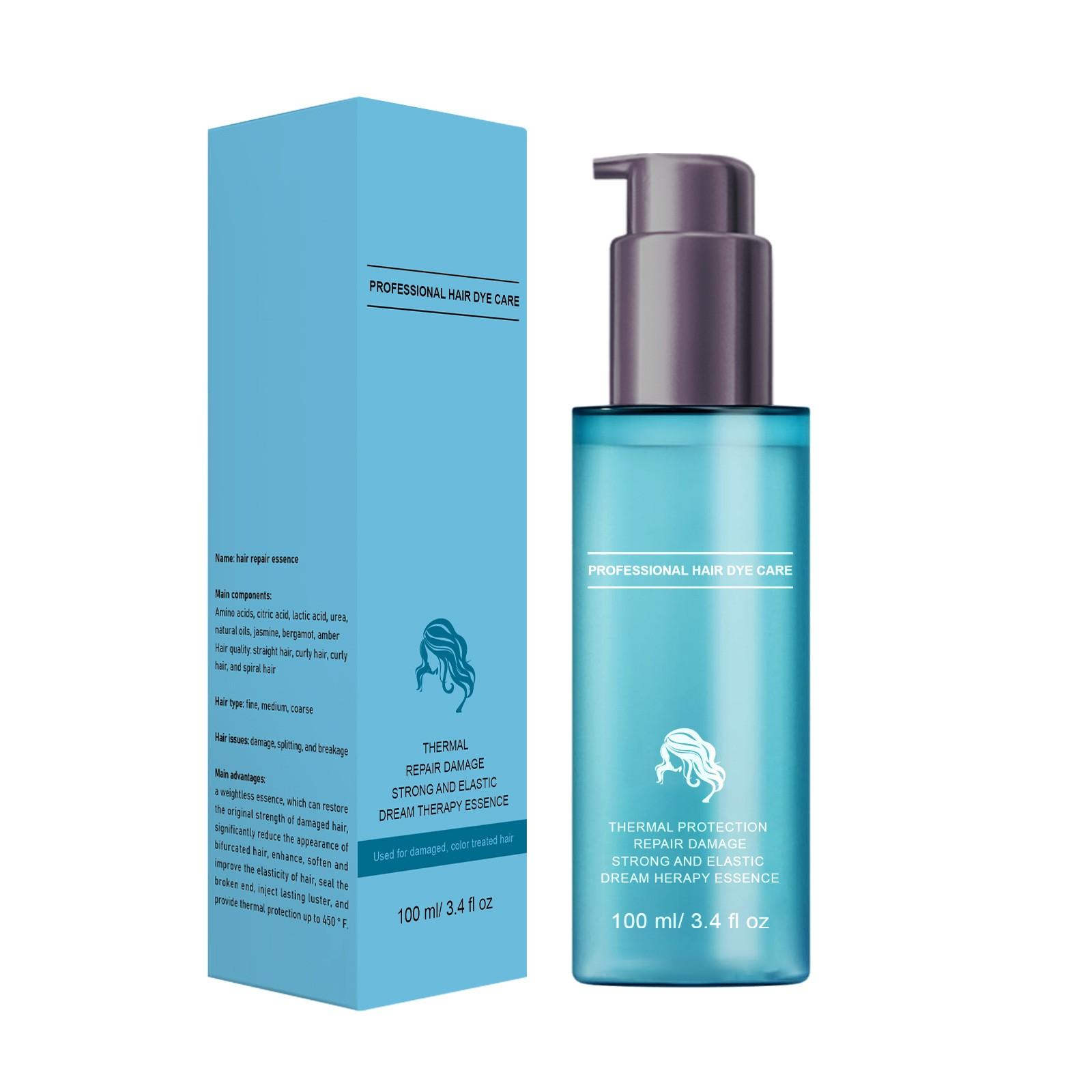 

Масло для волос Питательный уход за волосами Увлажняет густые и нежные волосы, снимает сухость Укрепляет жесткость и укрепляет волосы Уход за кожей головы 100 мл One Size синий