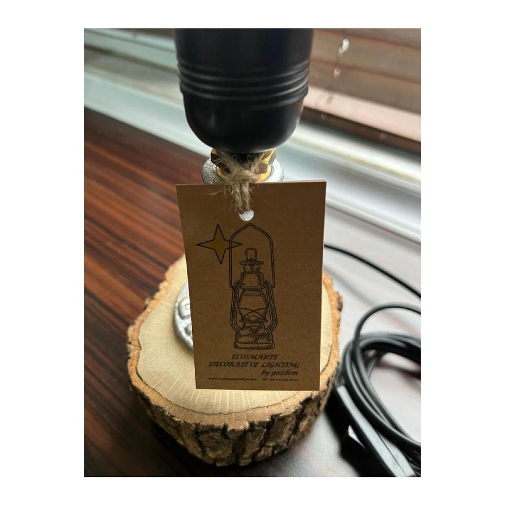 Industrial Pipe Rustic Vintage Steampunk Table Lamp-code: Ehd-ml1-23