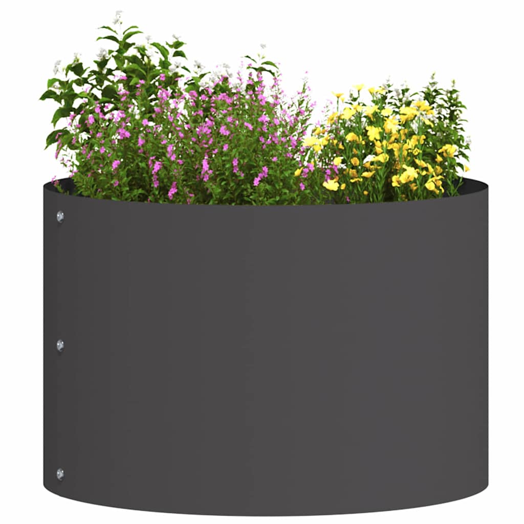 Plant Ring Black 30 X 30 X 20 Cm Cold Rolled Steel