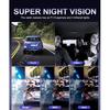 1080P WiFi DashCam Car DVR with 3/4 Lens 360°Auto Black Box Night Vision 24H Parking Monitor Video Recorder for Vehicle Security