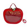 Apple Shaped Transparent Ita Bag Backpack Cute Doll Display Storage Bag for Girls Detachable Strap Casual Crossbody Backpack