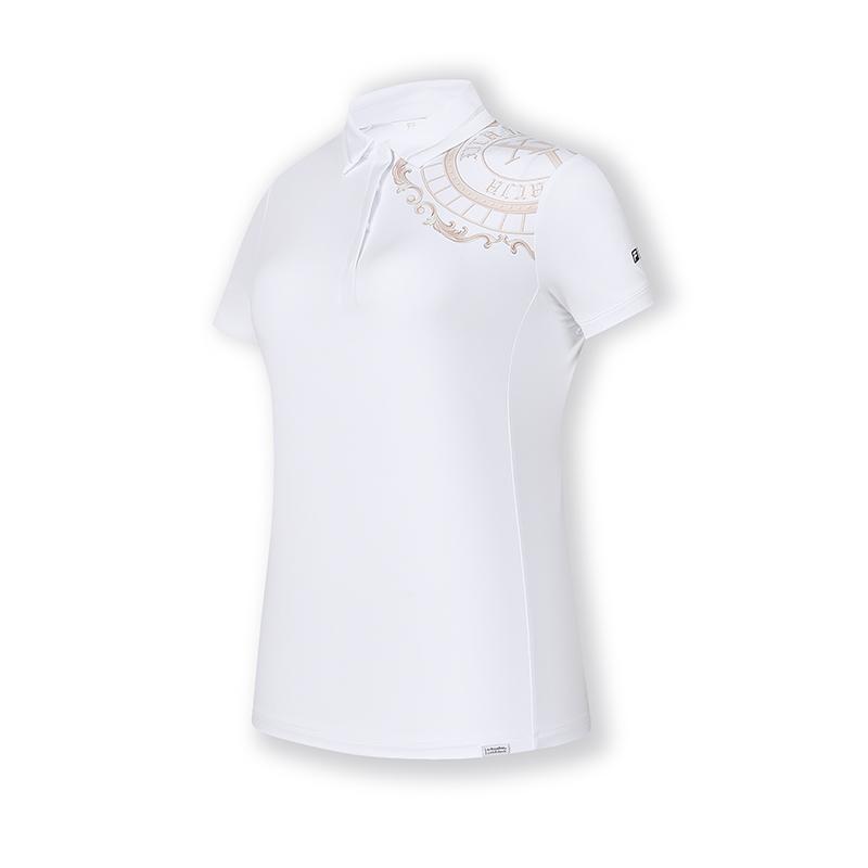 

New FILA Polo Shirts Women s White A11W425105FWT 165/84A/M