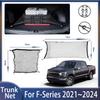 For Ford F-Series MK14 2021~2024 F-150 Car Trunk Net Stretchable Wear-resistant Convenient Fixed Storage Elasticity Nets 2022
