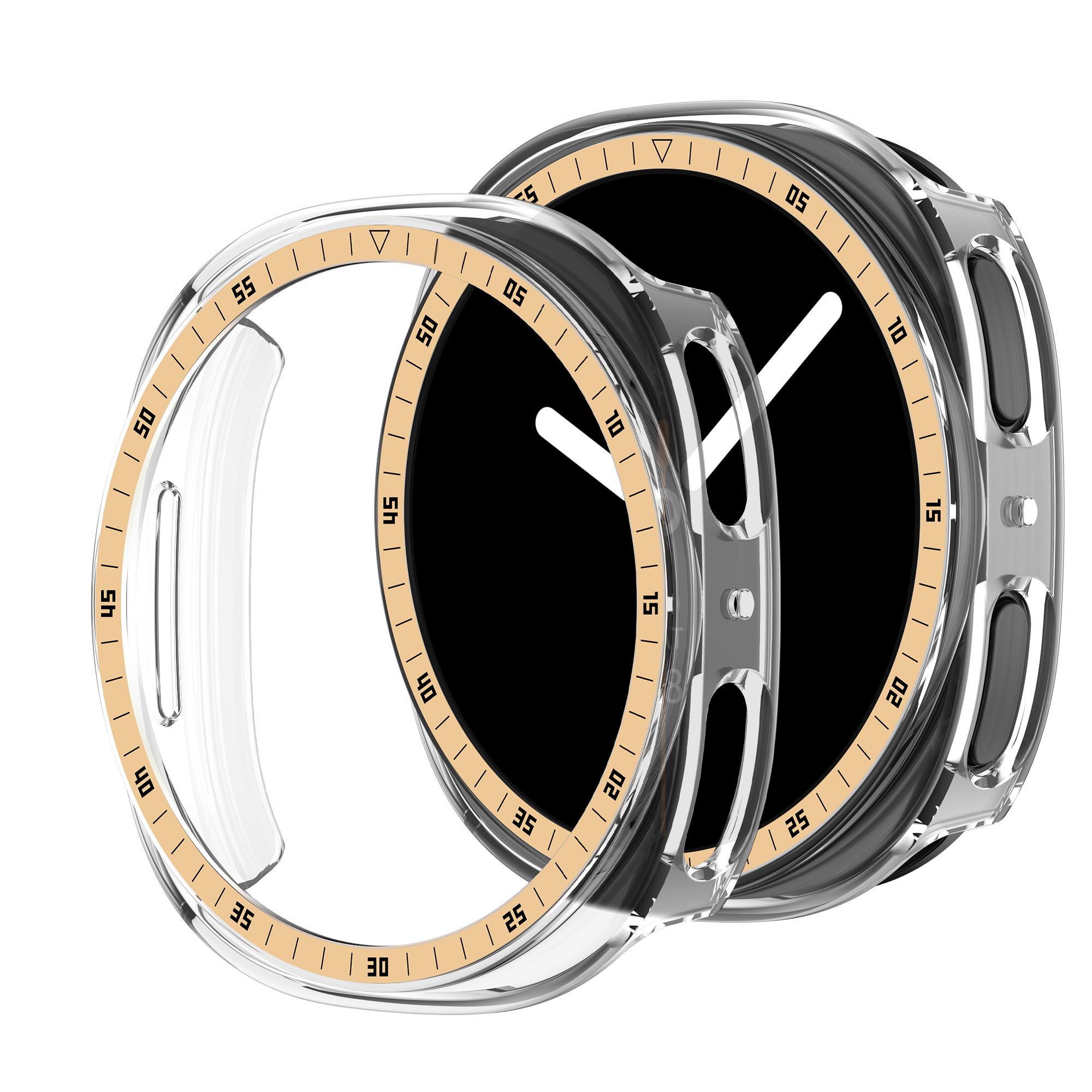 

Metal scale+PC Case For Samsung galaxy watch 8 44mm 40mm Accessories Hollow Protective Bumper shell For galaxy watch 8 cover 44 galaxy watch 8 40mm золотой