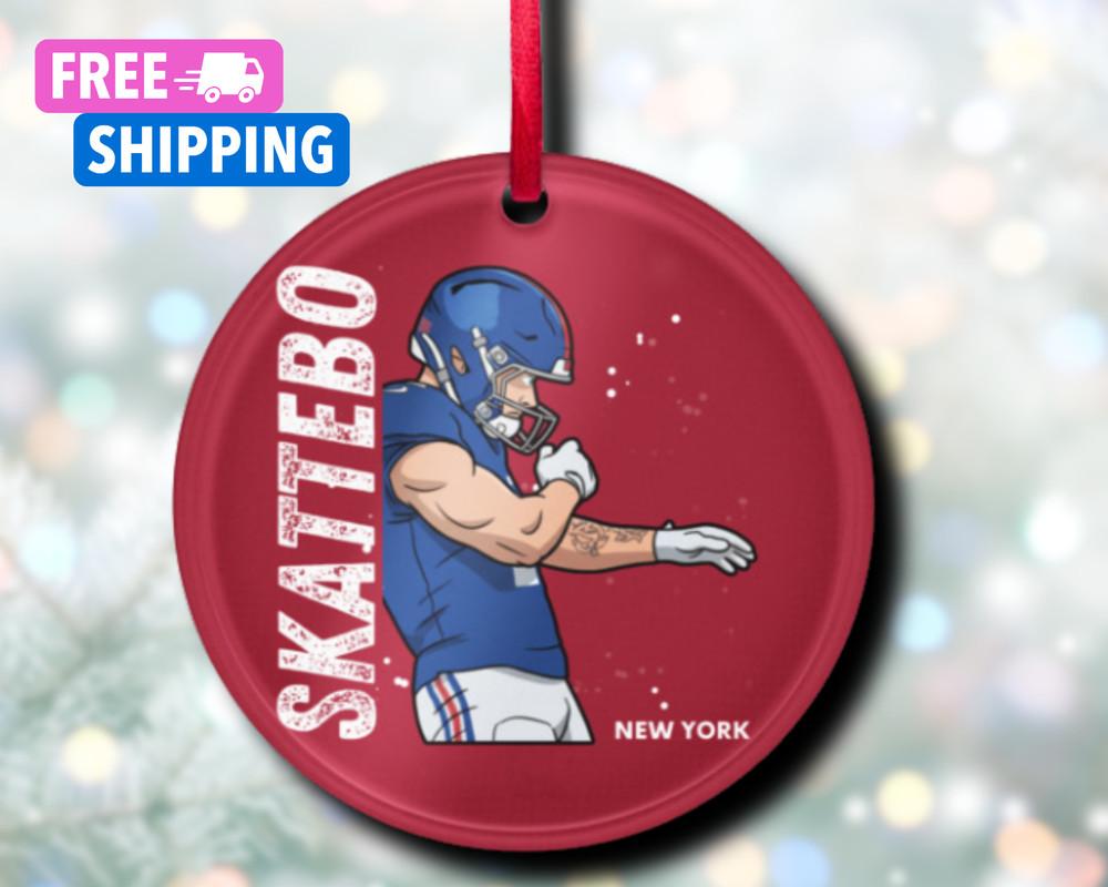 

Funny Skattebo Ornament Giants Cam Christmas XMAS Ornament New York Football Unisex T-Shirt S
