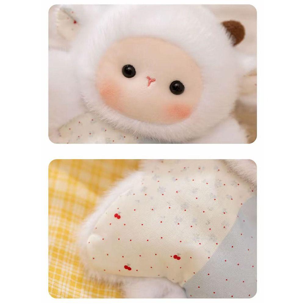 Soft Cute Animal Plush Toy Fluffy Texture Decompression Stuffed Animals  Stress Relieving