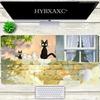 HYBXAXC GGhibli LInspired RRectangular Mouse Pad Cute HD Desk Pad Extended Gaming Keyboard Mats Large Xcm Gamer Mousepad
