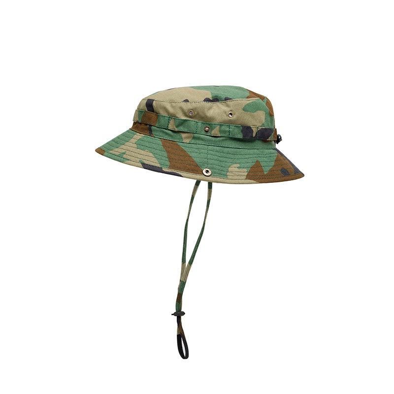 Męski Kapelusz Przeciwsłoneczny Outdoorowy Kamuflażowy - Styl Rybacki, Górski i Typu Basin