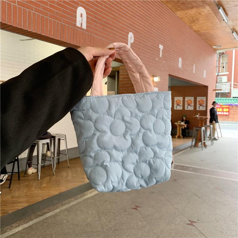 11 Sweet Quilted Handheld Bento Bag Snack Storage Bag Baby Stroller Hanging Bag