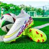 Unisex Football Boots with Long Spikes & Small Studs for Youth & Students, Ideal for Competitions & Training