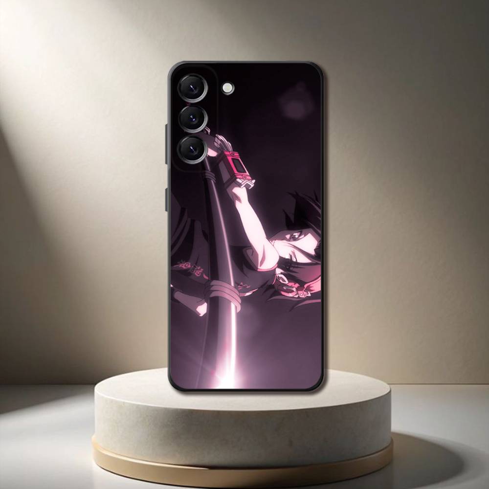 S-Shaman K-King Anime Phone Case For Samsung Galaxy A 73,72,51,53,52,71,22,5G,Note,J7,8,9 Soft Black Cover