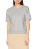 Champion Basic Short Sleeve Oxford Size UV Round Neck Women's Sweatshirt, CW-X011, Gray, M, Protection, One-Point Logo,