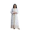 2025 Middle East Embroidery Sequins Loose Dress Dubai Turkey Banquet Fashion Tassel Dress Robe Dress