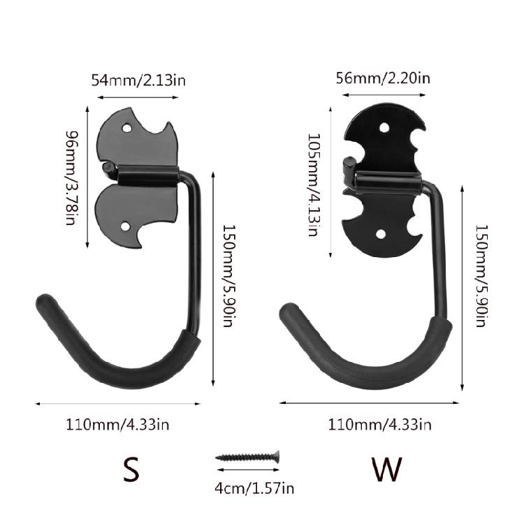 Adjustable Bicycles Wall Mount Stand Bike Storage Folding Cycle Bike Hanger Rack