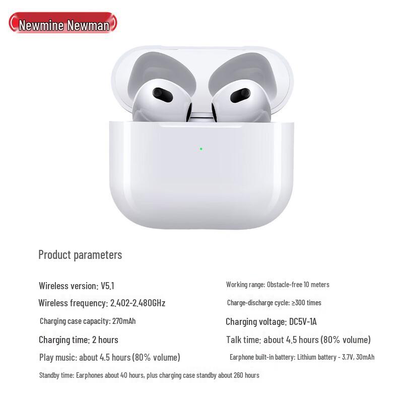 Newmine True Wireless Bluetooth Earbuds with ANC