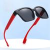 Kids Uv400 Halfframe Sunglasses With Polarized Tac Lenses For Travel And Party