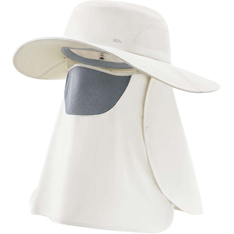 Beneunder Unisex Sun Protection Bucket Hat with Face Mask