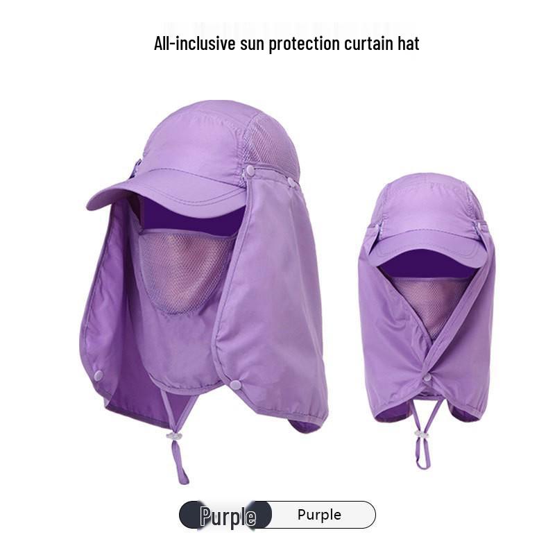 

Unisex UV Protection Hat with Detachable Flap – Quick-Drying Sun Hat for Climbing and Fishing Factory Customized