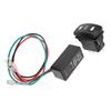 DC12 24V Turn Signal Rocker Switch with Flasher Green LED for ATV UTV RV Vehicle Off Road Pickup Tractor Boat Motorcycle
