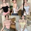 Damen Sweet Lace Schulterfreies Neckholder Cami, Schmal geschnittenes Tanktop mit Schleifen-Detail und integriertem BH