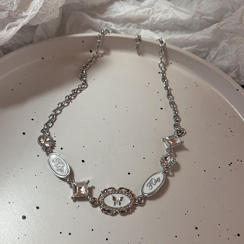 

Харадзюку Панк Любовь Сердце Стразы Готический Титановая Сталь Ожерелье Для Женщин Новая Крутая Девушка Вечеринка Ювелирные Изделия Подарки Для Подруги