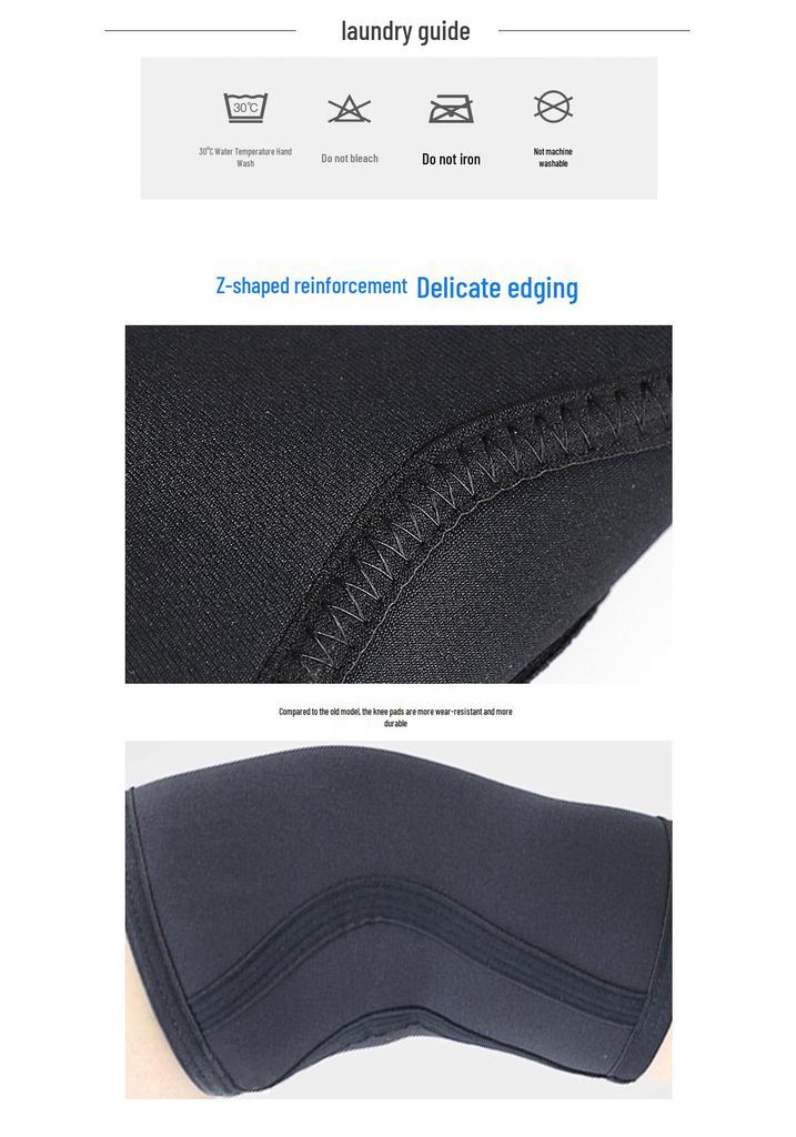 7 mm dicke Neopren-Knieschoner für Gewichtheben und Kniebeugen-Unterstützung