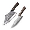 Carbon Steel Kitchen Knives Wooden Handle Cleaver Slicing Knife Hand Forged Blade Butcher Boning Knife Wood Handle Chef Knife