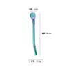 304 Stainless Steel Double Ring Straw Spoon Mate Tea Tool Spoon Titanium Plated Multi-color PVD with Filter Can Be Customized