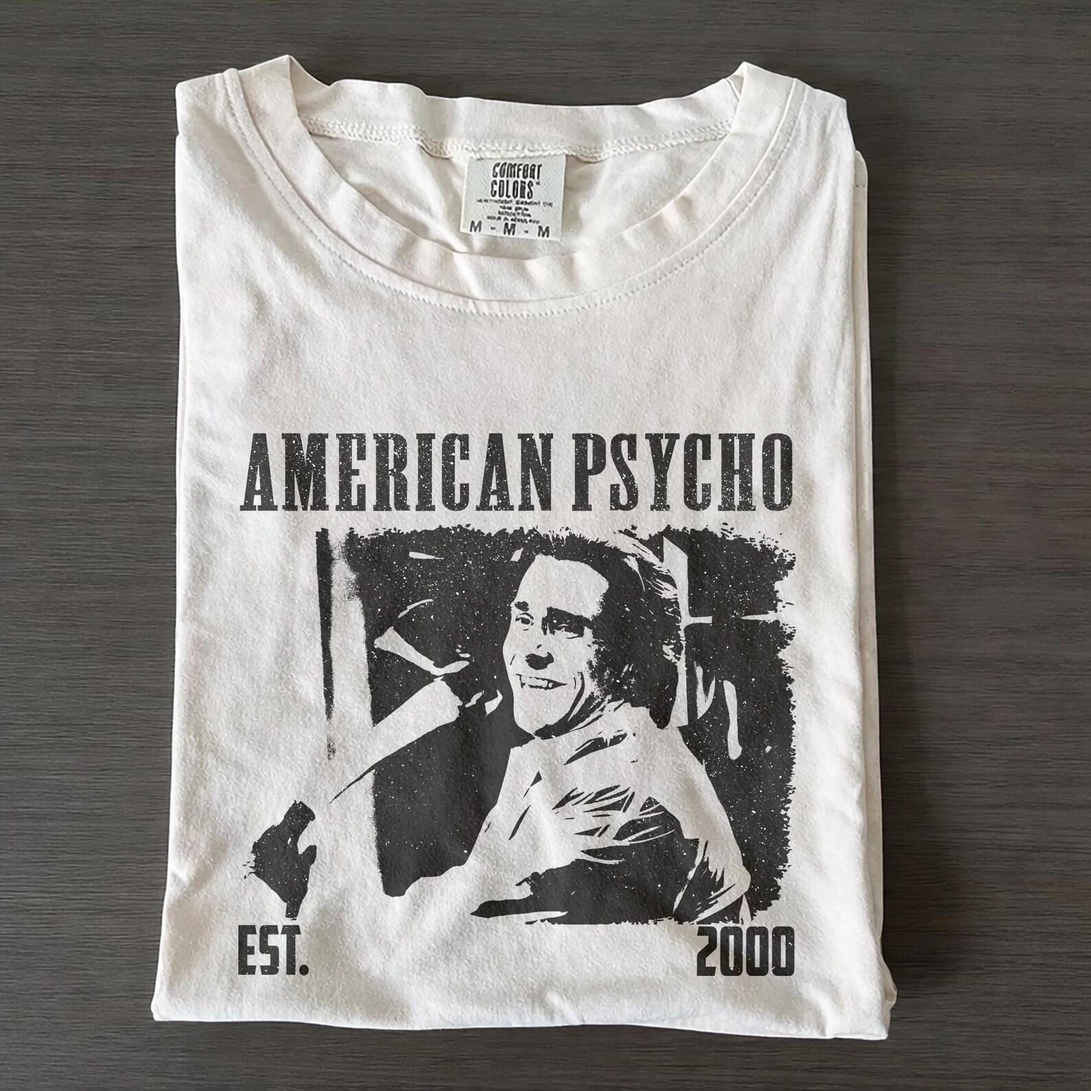 American Psycho Shirt, Vintage Thriller Movie Shirt, Comfort Colors Retro Unisex Tee S