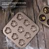 6/9/12 Kavitäten Katzenpfote Backform Pfanne Antihaftbeschichteter Kohlenstoffstahl DIY Niedlich Süßigkeiten Kuchenform Werkzeug Dekor Keks Süßigkeitenform