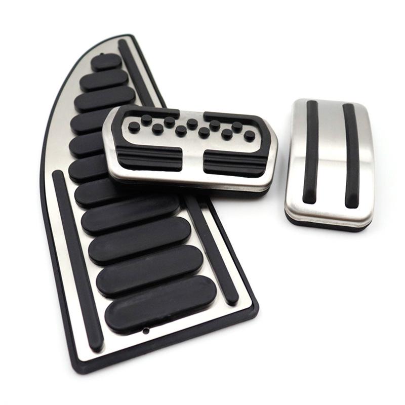 Non-slip Pedal Set for Ford Focus Facelift: Throttle, Brake, and Rest