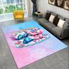 Cute S-Stitch Cartoon Non-Slip Area Rug for Living Room,Bedroom,Playroom,Soft Carpet Floor Mat Home Decor Rug Kids Room Gift