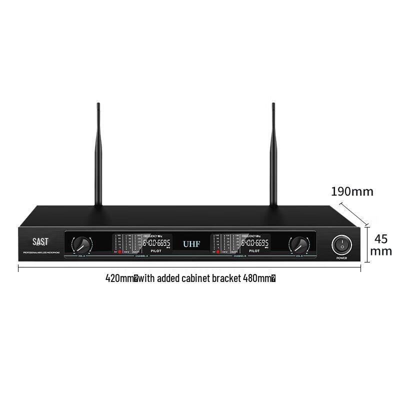 SAST M-19 Dual Gooseneck Wireless Microphone System