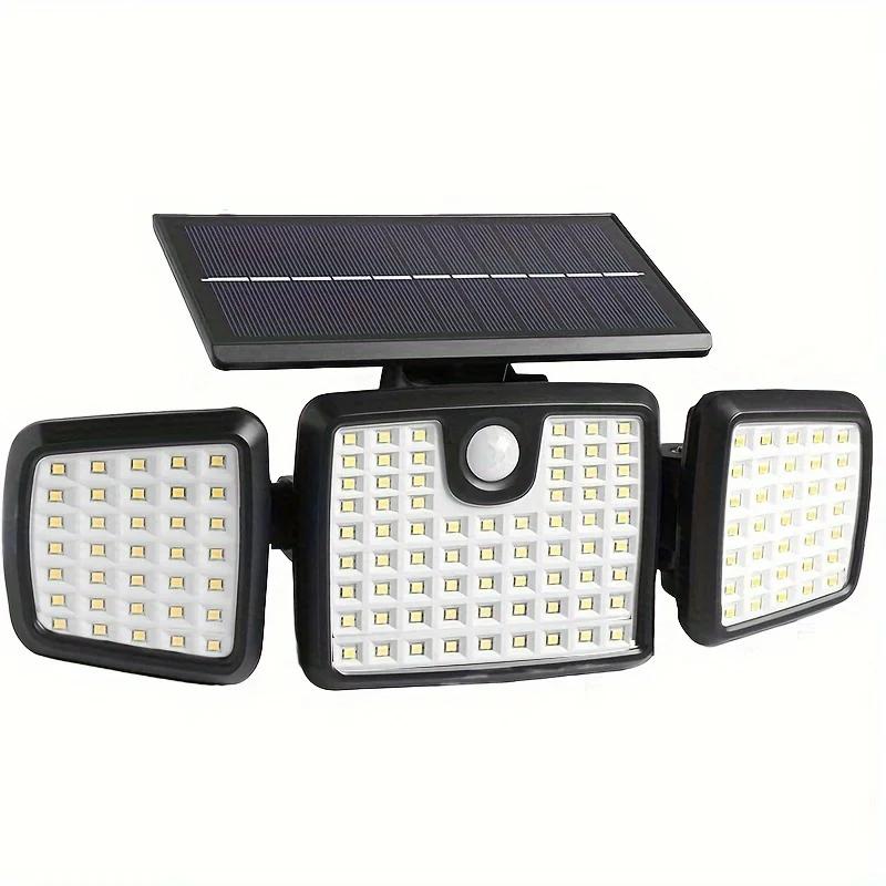 176 LED solar light,outdoor solar light,IP65 waterproof solar garden light,suitable for solar lights in garages and courtyards