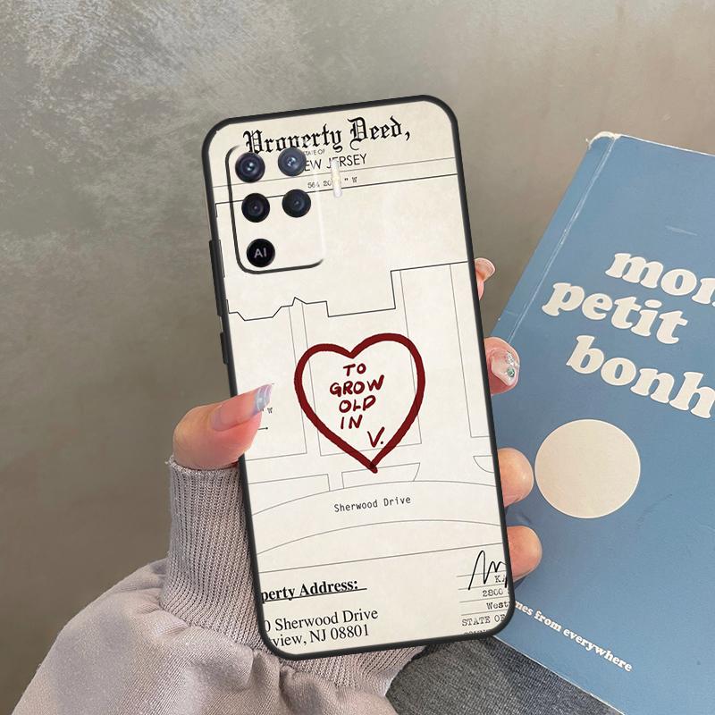 To Grow Old In Case For Oppo A60 A40 A80 A18 A38 A58 A78 A98 A16 A76 A96 A15 A17 A77 A74 A94 A54 A57S Cover