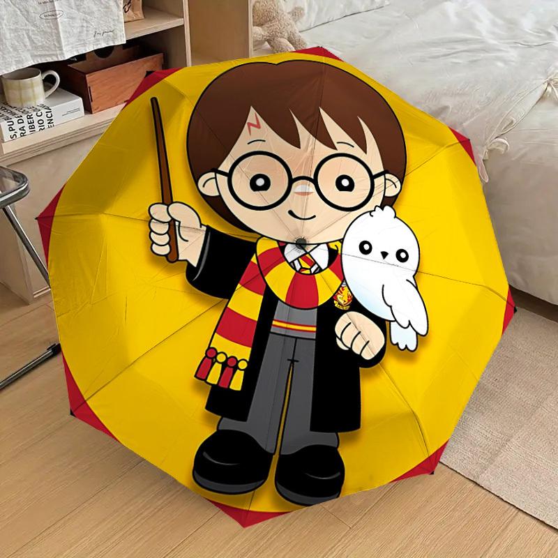 

1pc Harry Potter Automatic Open/Close Umbrella, Lightweight Design for Everyone,Durable Canopy yy251014081