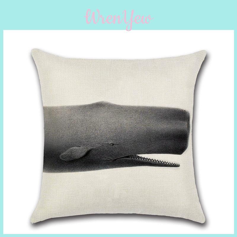 Premium Quality Cotton Linen Pillowcase Featuring Delightful Animal Patterns