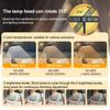 Study Room Table Lamp Clip-on Reading Light with Flexible Gooseneck, 24 LED 3 Color Eye Compact Bedside Caring Book Light, USB Rechargeable