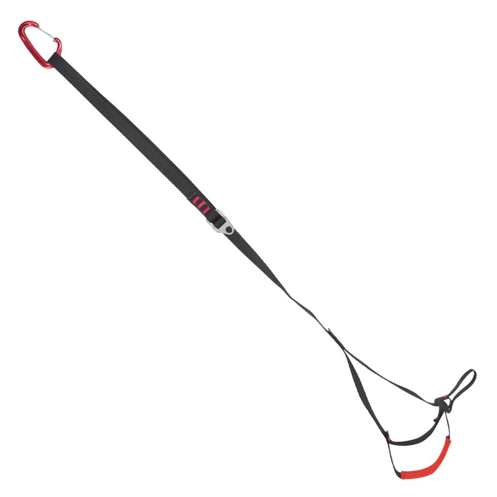 Outdoor-Sportarten Verstellbarer Klettersteig-Aufstiegsgurt Seil Fußschlaufe Felsklettern Abseilen Rettung