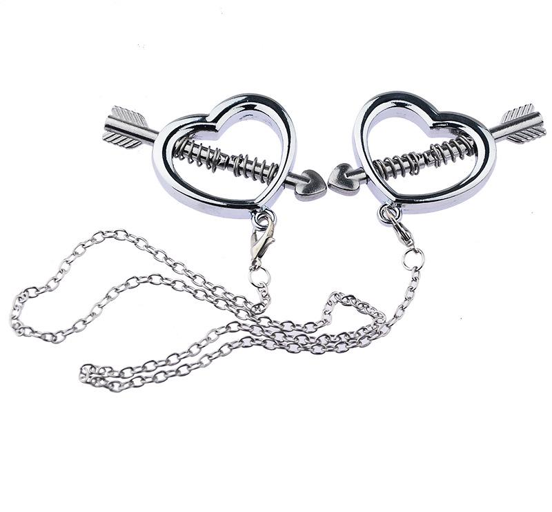 SM Metal Erotic Nipple Clamps - Adult Toys for Couples