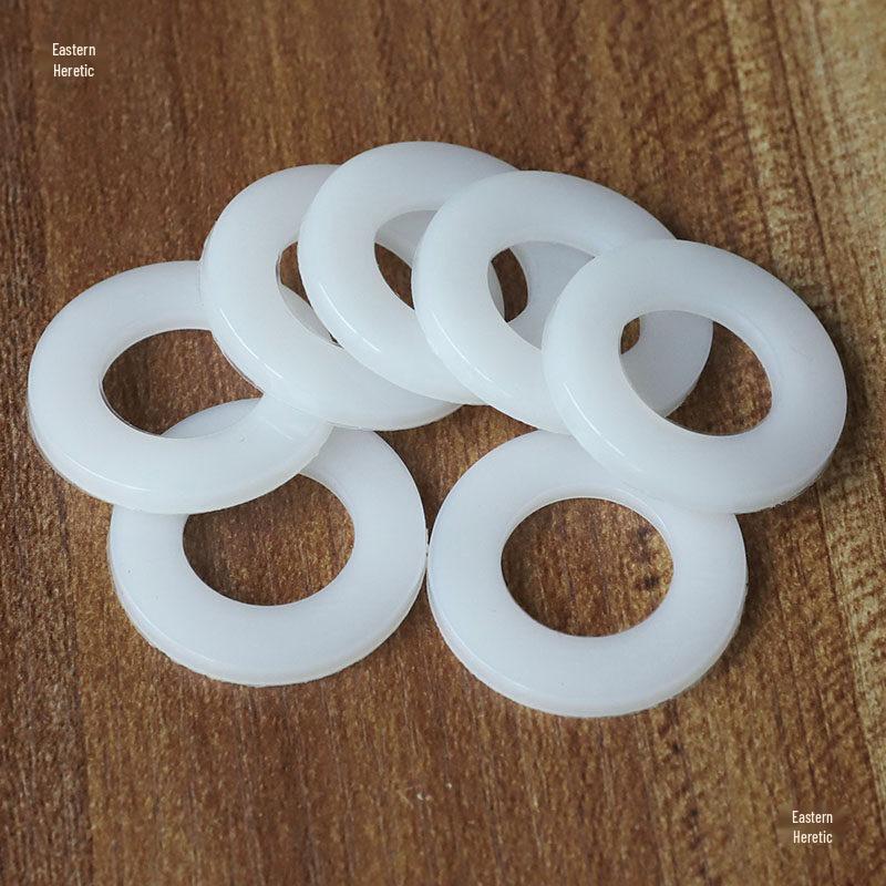 Thickened Nylon Insulation Washers: Flat Round M2-M25