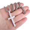 Cross Necklace Fashion Friendship Surgical Cross Necklace Silver