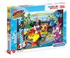 Clementoni, Mickey E O Roadster, Puzzle, Unissexo, 5+ anos, 104 peças
