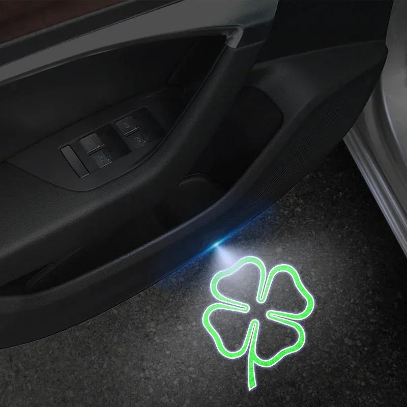 For Alfa Romeo Giulietta Mito Stelvio Giulia 159 Brera Spider LED Car Door Welcome Lights Courtesy Projector Ghost Shadow Lamp zl9