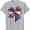 250 Years of Freedom Patriotic Bow 1776 To 2026 T-Shirt