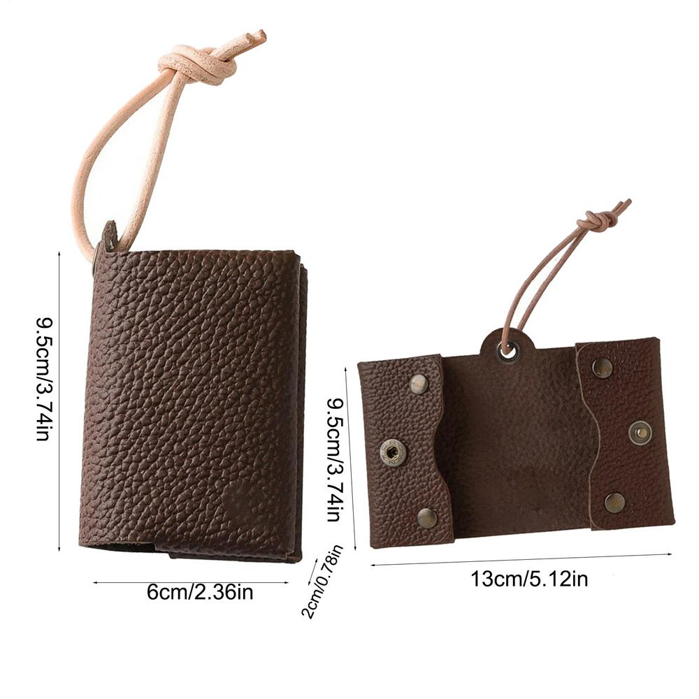 

minimalist Pocket tissue box Folding Tissue Storage Bag Portable Waterproof Hanging Napkin Holder Outdoor Camping Hiking Tool кавовий