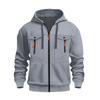 2025 Autumn and Winter New Large Size Casual Trendy Zipper Cardigan Sweatshirt Hoodie