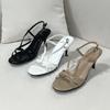 Melting Brown Women Casual Knot Strap Sandal Heel 3 Colors