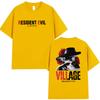 Heißes Spiel Resident Evil Merch T-Shirts Herren Damen Vintage Hohe Qualität Mode T-Shirt Sommer Baumwolle Übergroße T-Shirts Streetwear