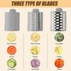 Electric Cheese Grater,Multifunctional Electric Slicer,Vegetable Slicer, Salad Maker,Food Processor